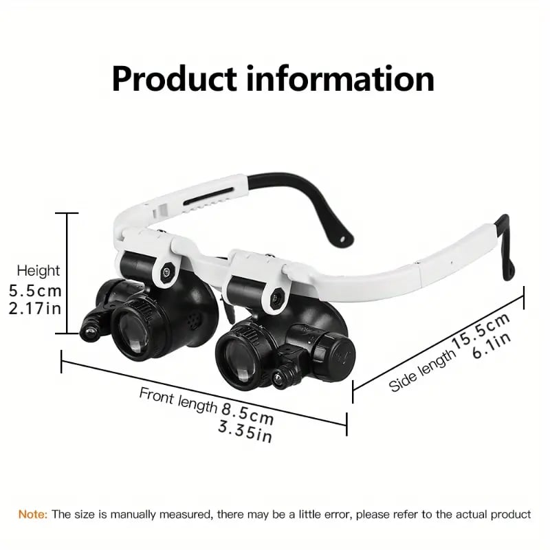 ⚡️Hot Sale - 50% OFF⚡️LED Glasses Magnifier 8x 15x 23x